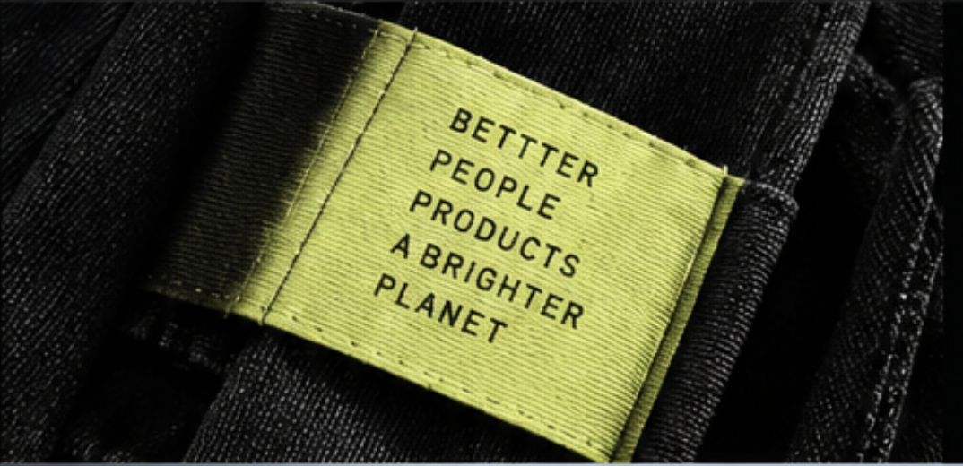 Bettter garment tag reading Bettter people, products, a brighter planet